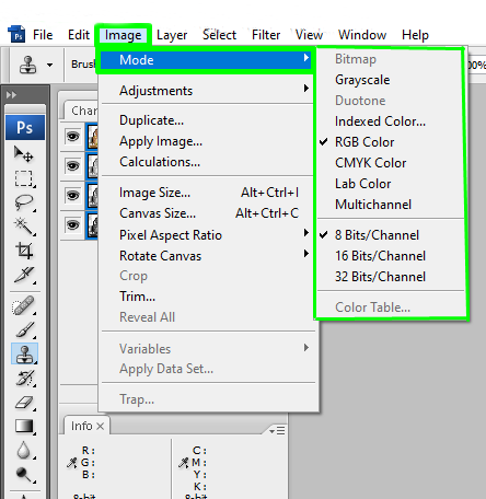 mode menu in adobe photoshop mode-menu-in-adobe-photoshop